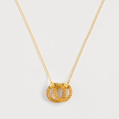Woven Kindred Necklace Gold