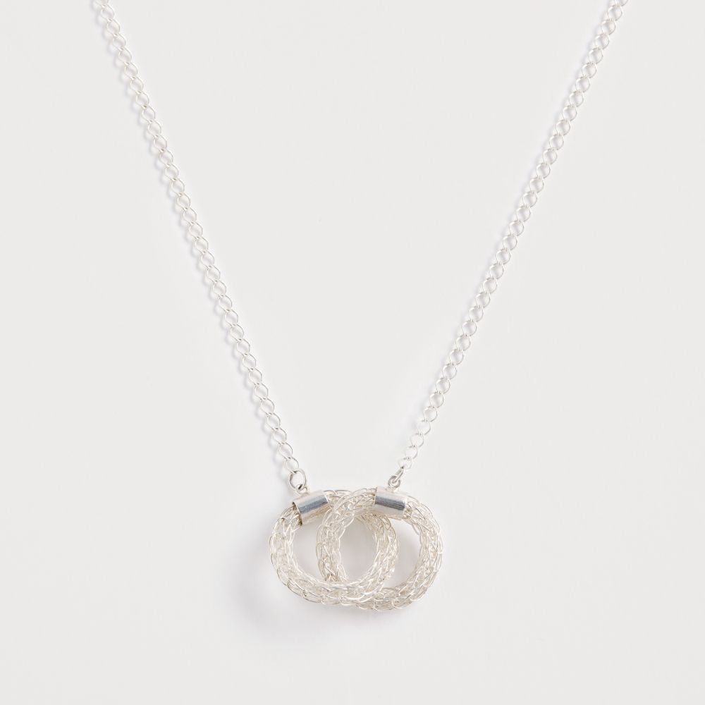 Woven Kindred Necklace Silver