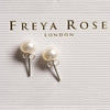 Fresh Water Pearl and Silver Stud Earrings - Freya Rose Pearl Jewellery